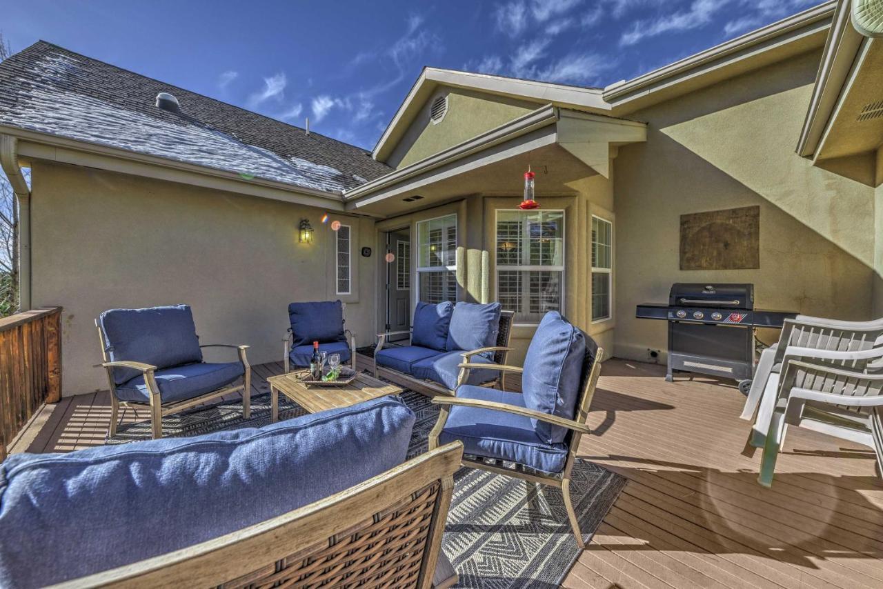 Roomy Ruidoso Retreat With Deck, Grill, And Mtn Views! Esterno foto
