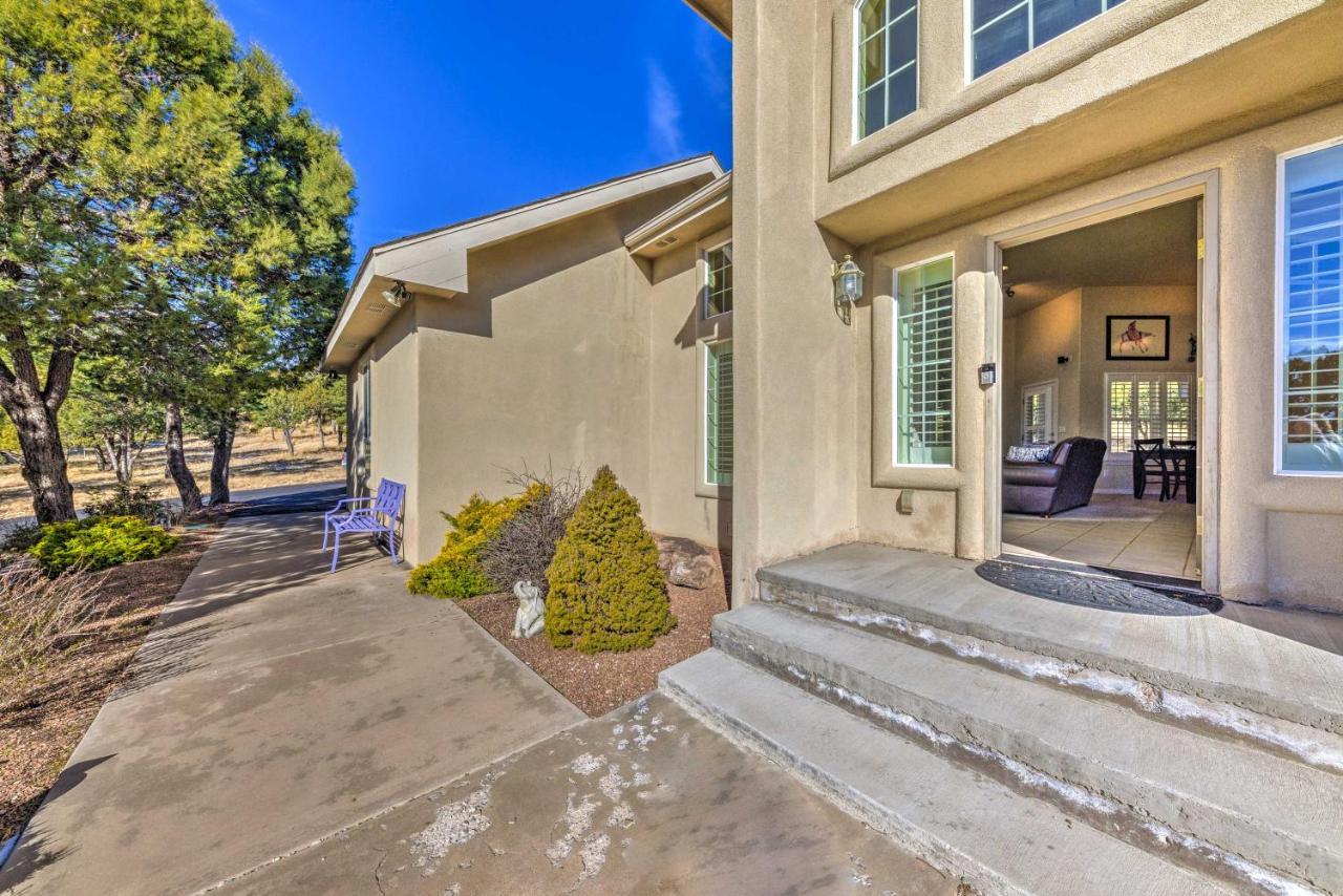 Roomy Ruidoso Retreat With Deck, Grill, And Mtn Views! Esterno foto