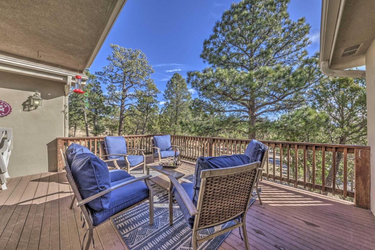 Roomy Ruidoso Retreat With Deck, Grill, And Mtn Views! Esterno foto